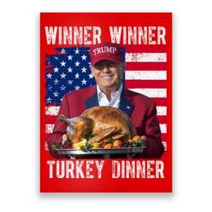 Winner Winner Turkey Dinner Funny Trump Usa Poster