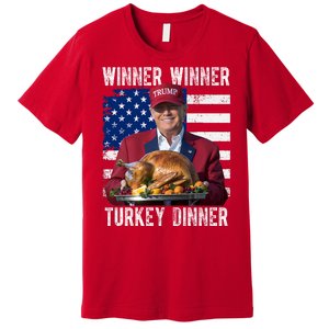 Winner Winner Turkey Dinner Funny Trump Usa Premium T-Shirt