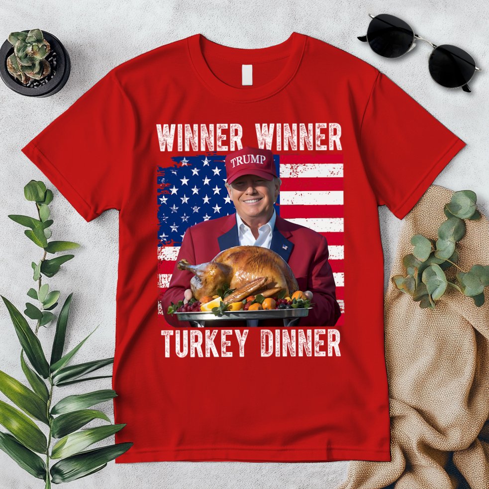 Winner Winner Turkey Dinner Funny Trump Usa Premium T-Shirt
