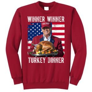 Winner Winner Turkey Dinner Funny Trump Usa Tall Sweatshirt