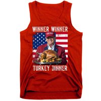 Winner Winner Turkey Dinner Funny Trump Usa Tank Top