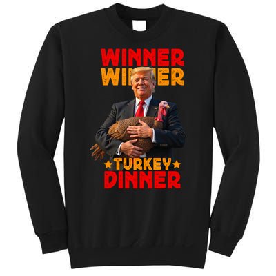 Winner Winner Turkey Dinner Funny Trump Thanksgiving Sweatshirt