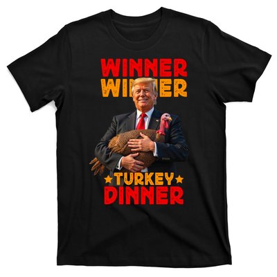 Winner Winner Turkey Dinner Funny Trump Thanksgiving T-Shirt