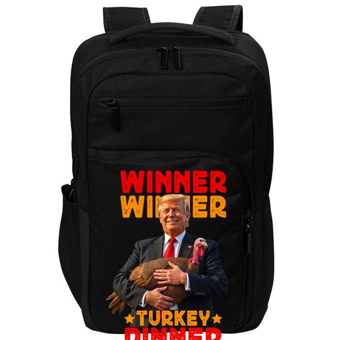 Winner Winner Turkey Dinner Funny Trump Thanksgiving Impact Tech Backpack