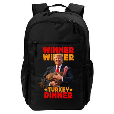 Winner Winner Turkey Dinner Funny Trump Thanksgiving Daily Commute Backpack