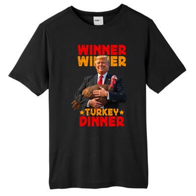 Winner Winner Turkey Dinner Funny Trump Thanksgiving Tall Fusion ChromaSoft Performance T-Shirt