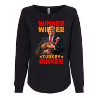 Winner Winner Turkey Dinner Funny Trump Thanksgiving Womens California Wash Sweatshirt