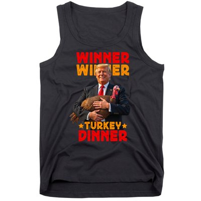 Winner Winner Turkey Dinner Funny Trump Thanksgiving Tank Top