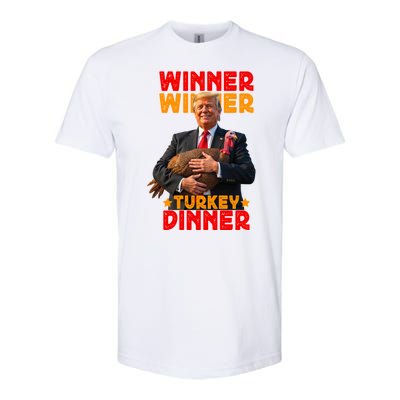 Winner Winner Turkey Dinner Funny Trump Thanksgiving Softstyle CVC T-Shirt