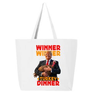 Winner Winner Turkey Dinner Funny Trump Thanksgiving 25L Jumbo Tote