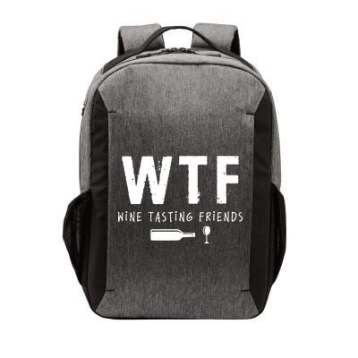 WTF Wine Tasting Friends Funny Wine Lovers Vector Backpack
