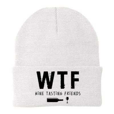 WTF Wine Tasting Friends Funny Wine Lovers Beanie