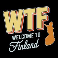 Wtf Welcome To Finland Scandinavia Map Funny 16 in Basic Backpack