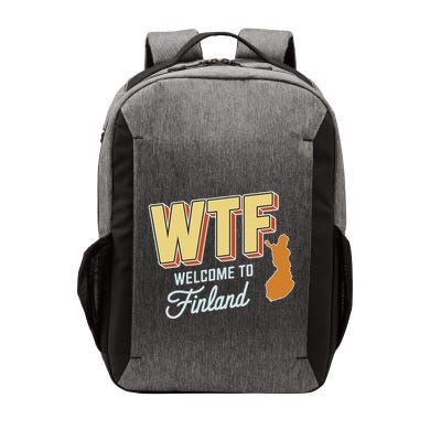 Wtf Welcome To Finland Scandinavia Map Funny Vector Backpack