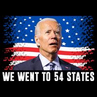 We Went To 54 States Confused Biden Funny Backpack