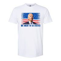 We Went To 54 States Confused Biden Funny Softstyle® CVC T-Shirt