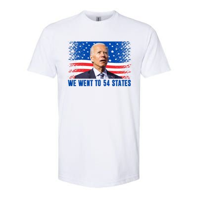 We Went To 54 States Confused Biden Funny Softstyle® CVC T-Shirt