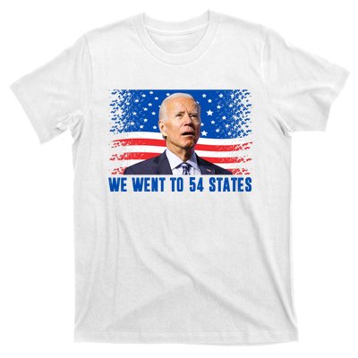 We Went To 54 States Confused Biden Funny T-Shirt