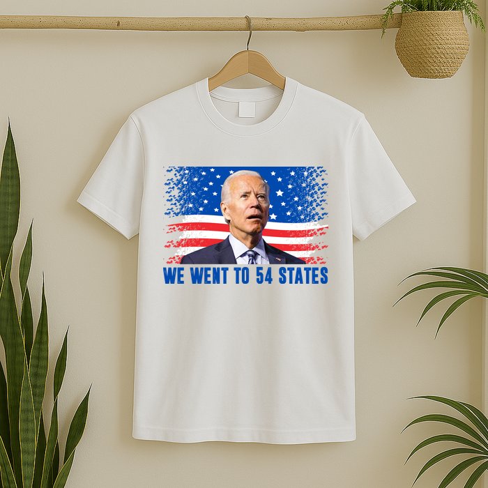 We Went To 54 States Confused Biden Funny T-Shirt