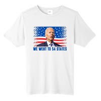 We Went To 54 States Confused Biden Funny Tall Fusion ChromaSoft Performance T-Shirt