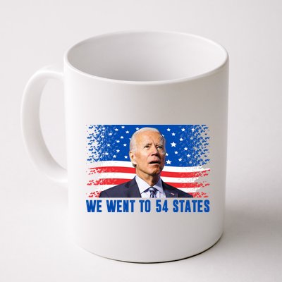 We Went To 54 States Confused Biden Funny Mug