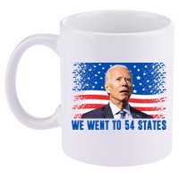We Went To 54 States Confused Biden Funny 11oz C Handle Ceramic Mug