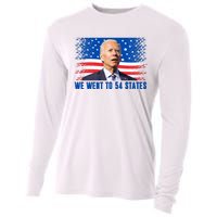 We Went To 54 States Confused Biden Funny Cooling Performance Long Sleeve Crew