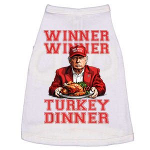 Winner Winner Turkey Dinner Humor Funny Trump Thanksgiving Doggie Tank