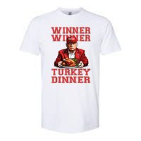 Winner Winner Turkey Dinner Humor Funny Trump Thanksgiving Softstyle CVC T-Shirt