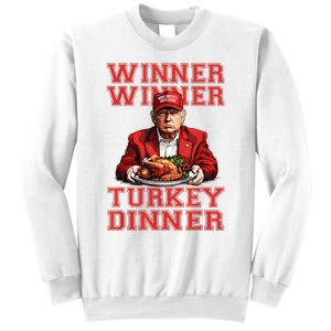 Winner Winner Turkey Dinner Humor Funny Trump Thanksgiving Sweatshirt