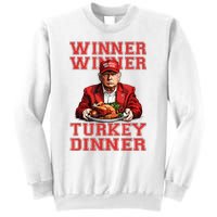 Winner Winner Turkey Dinner Humor Funny Trump Thanksgiving Sweatshirt