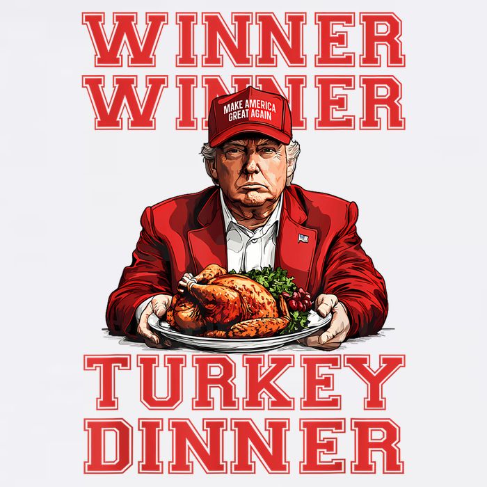 Winner Winner Turkey Dinner Humor Funny Trump Thanksgiving Flatbill Hat