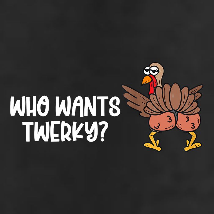 Who Wants Twerky Funny Thanksgiving Golf Towel