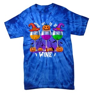 Witch Way To The Wine Halloween Funny Cute Gift Tie-Dye T-Shirt