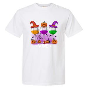 Witch Way To The Wine Halloween Funny Cute Gift Garment-Dyed Heavyweight T-Shirt