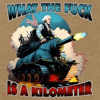 WTF What The Fuck Is A Kilometer George Washington Funny Cotton Canvas Backpack