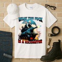 WTF What The Fuck Is A Kilometer George Washington Funny Tall T-Shirt