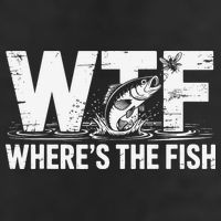 WTF Wheres The Fish Funny Fishing Humor Cool Comfort Performance Bucket Hat