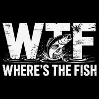 WTF Wheres The Fish Funny Fishing Humor Impact Tech Backpack