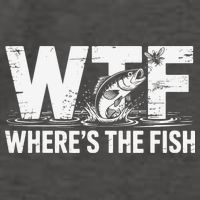 WTF Wheres The Fish Funny Fishing Humor Vector Backpack