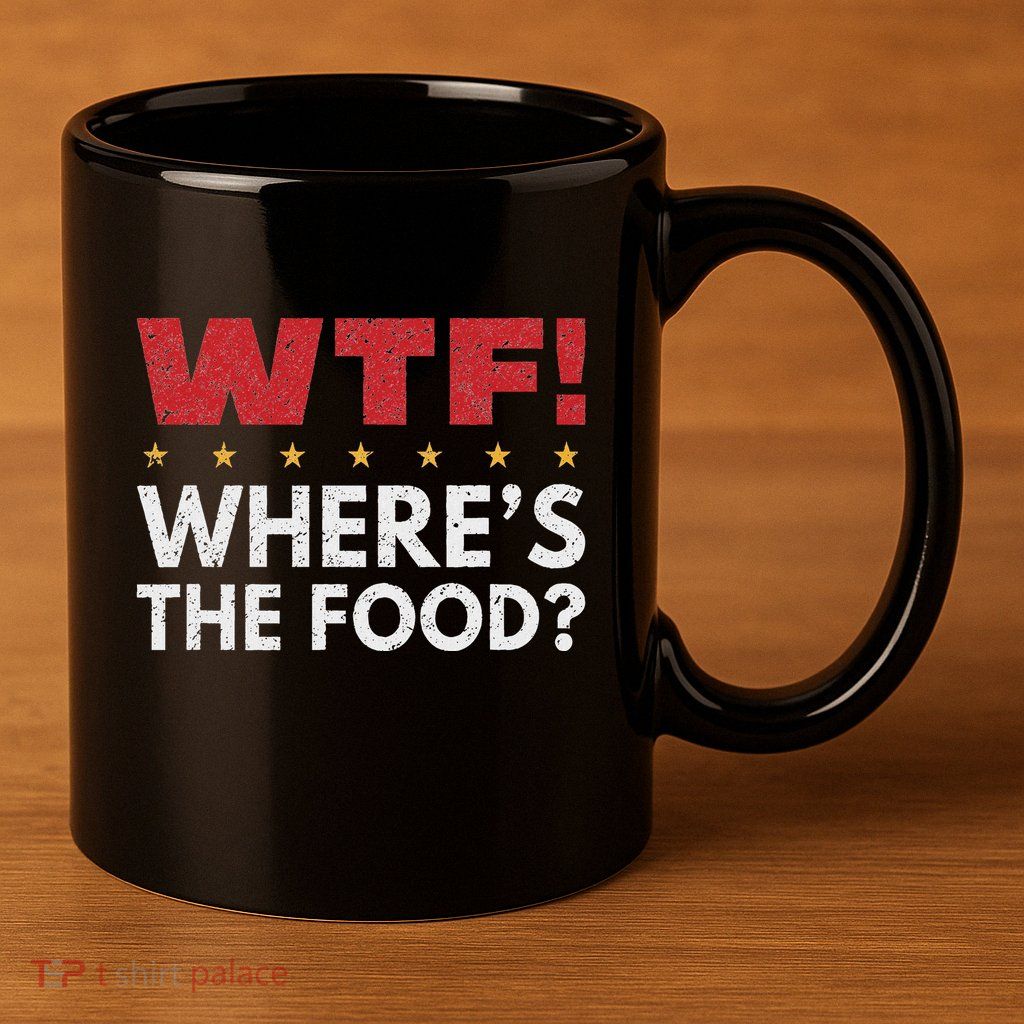 Wtf WhereS The Food 11oz C Handle Ceramic Mug