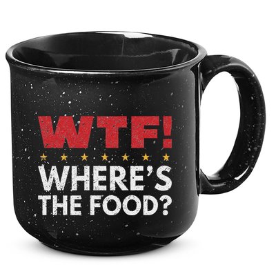 Wtf WhereS The Food 15oz Campfire Ceramic Mug