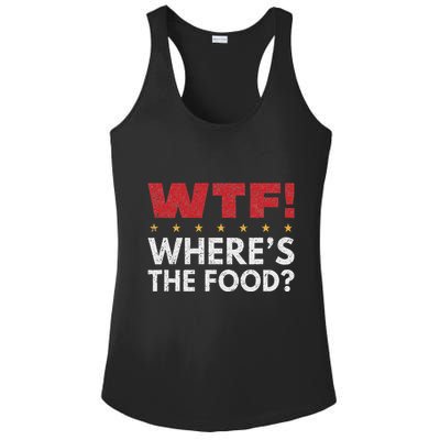Wtf WhereS The Food Ladies PosiCharge Competitor Racerback Tank