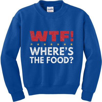 Wtf WhereS The Food Kids Sweatshirt
