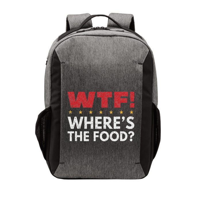 Wtf WhereS The Food Vector Backpack