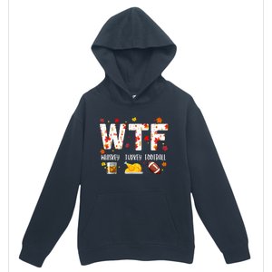 Wtf Whiskey Turkey Football Funny Thanksgiving Day Urban Pullover Hoodie