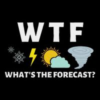 Wtf Whats The Forecast Funny Meterologist Weather T-Shirt