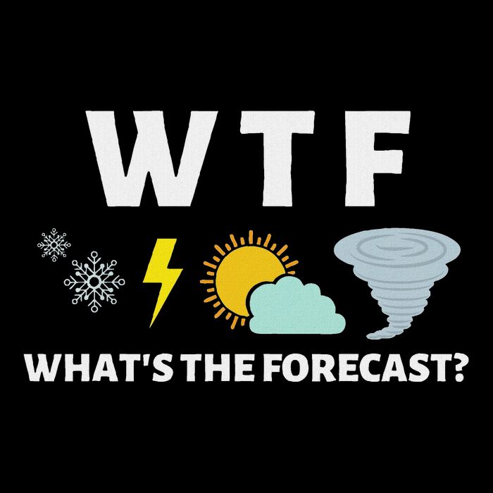 Wtf Whats The Forecast Funny Meterologist Weather T-Shirt