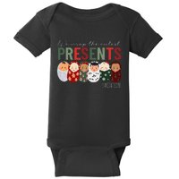 We Wrap The Cutest Presents Lactation Christmas Holiday Baby Bodysuit