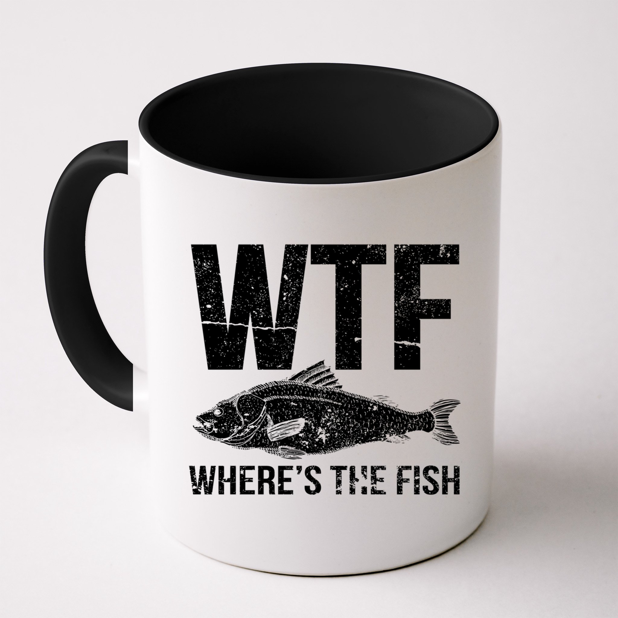 Wtf Wheres The Fish Funny Gift Mug